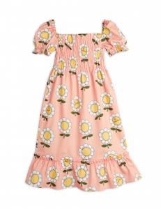 Preview: MINI RODINI Kleid Flower - apricot